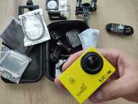 Kamera sportowa Sjcam sj4000 wi-fi + akcesoria. Jak nowa