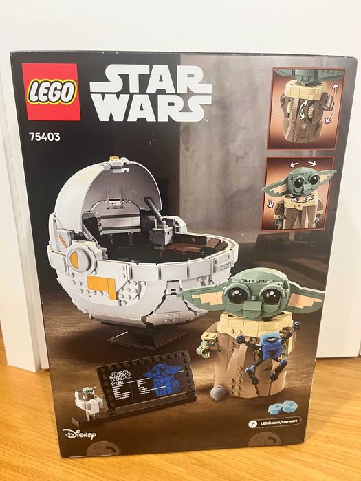 Vendo Lego Star Wars Grogu com Carrinho Planador Novo (75403)