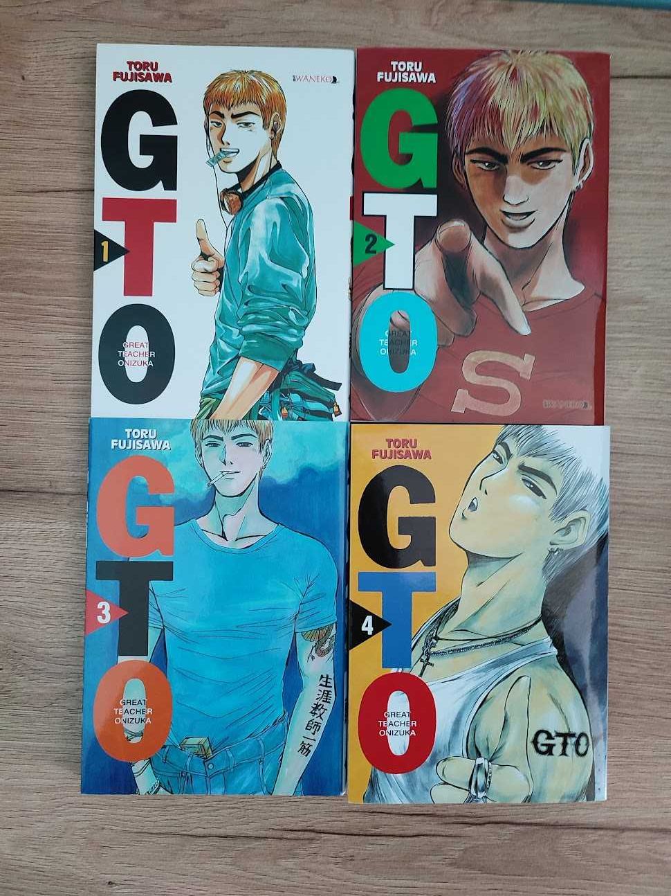 Manga Great Teacher Onizuka GTO Nowa Edycja tomy 1-4 + dodatek