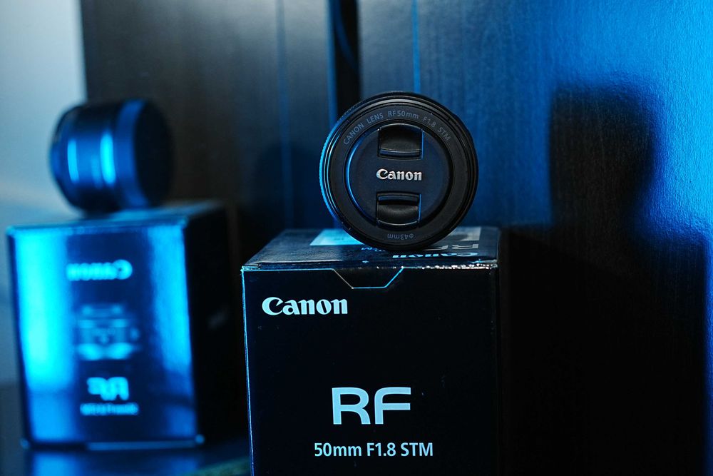 Objetiva Canon RF 50mm f/1.8 STM – Como Nova