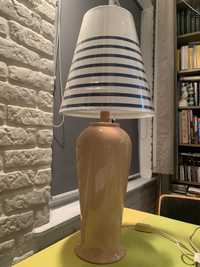 Lampa stołowa ceramiczna stan bdb