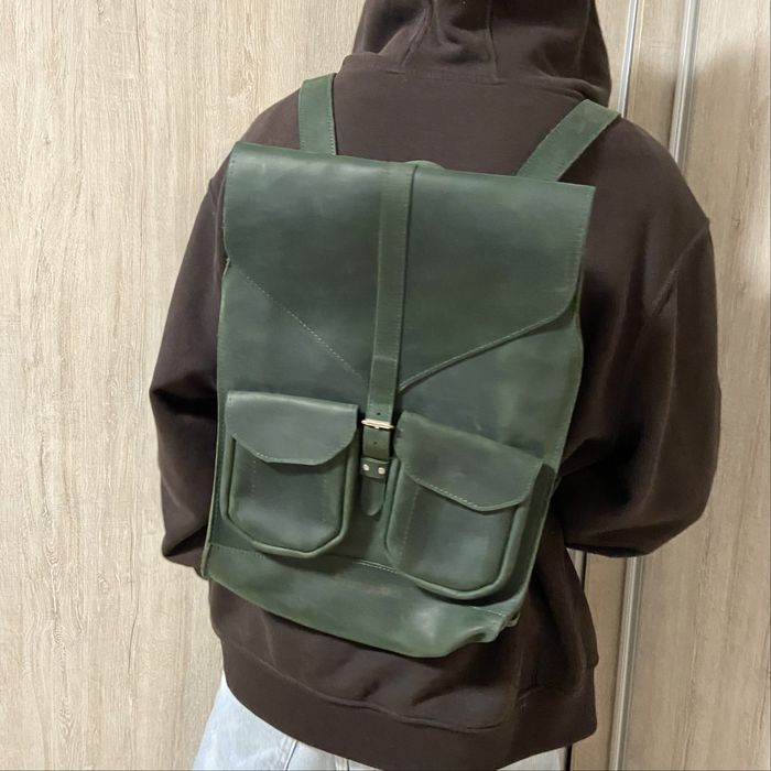 Рюкзак Orangelo з натуральної шкіри