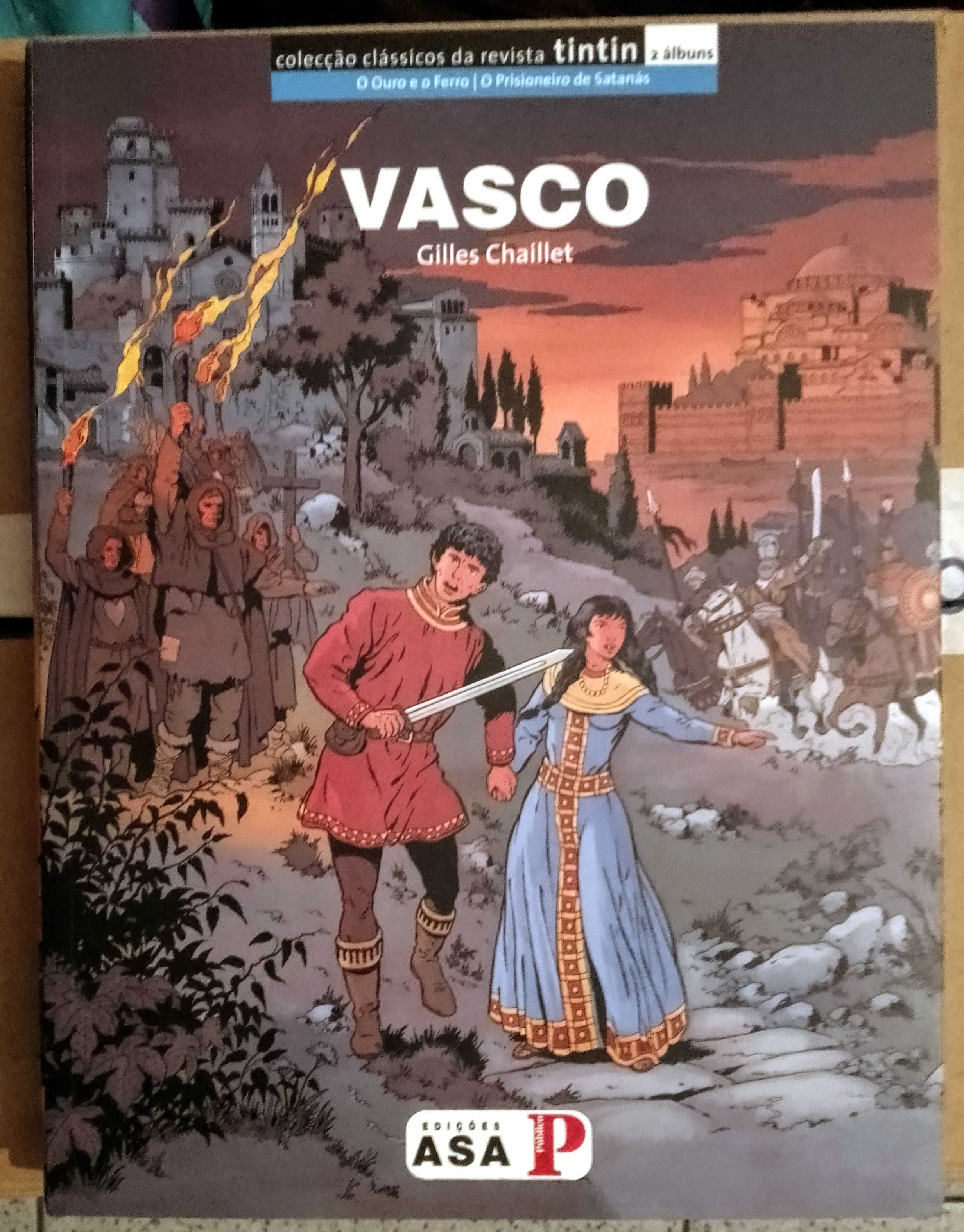 Lote Vasco, de Gilles Chaillet (edições portuguesas e francesas)