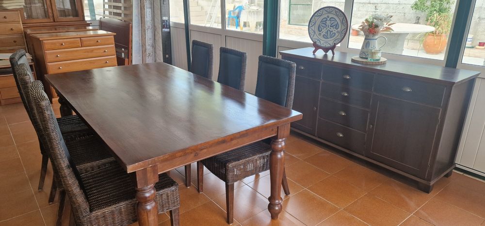 Mesa Refeição c/ 6 Cadeiras