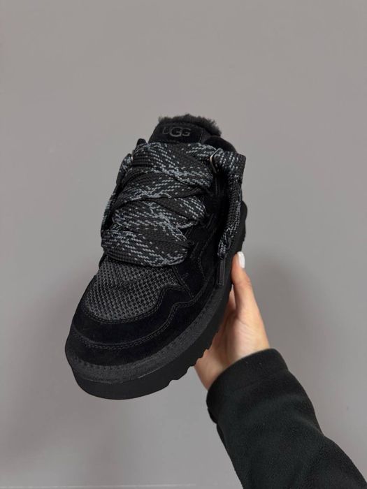 + Додаткові шнурки ‼️ Зимові снікерси UGG LOWMEL SNEAKERS BLACK