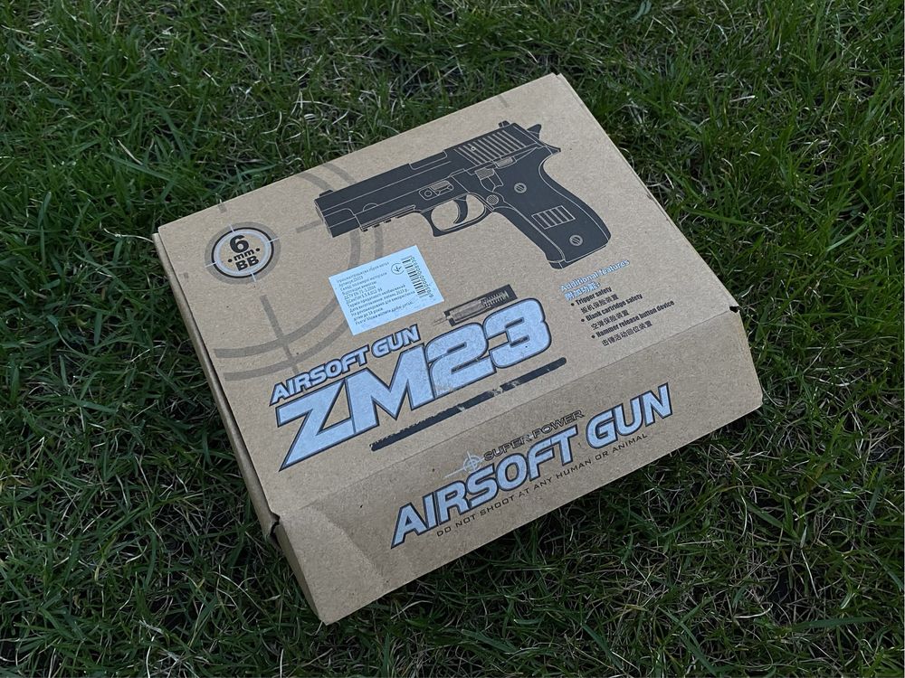 Металлический Sig Sauer PRO P226 Cyma ZM23 пістолет на пульках