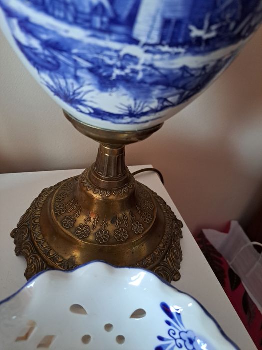 Holenderska lampa w idealnym stanie plus  gratis