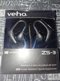 Veho 360 ZS-3 Water Resistant Sports Earphones Novos
