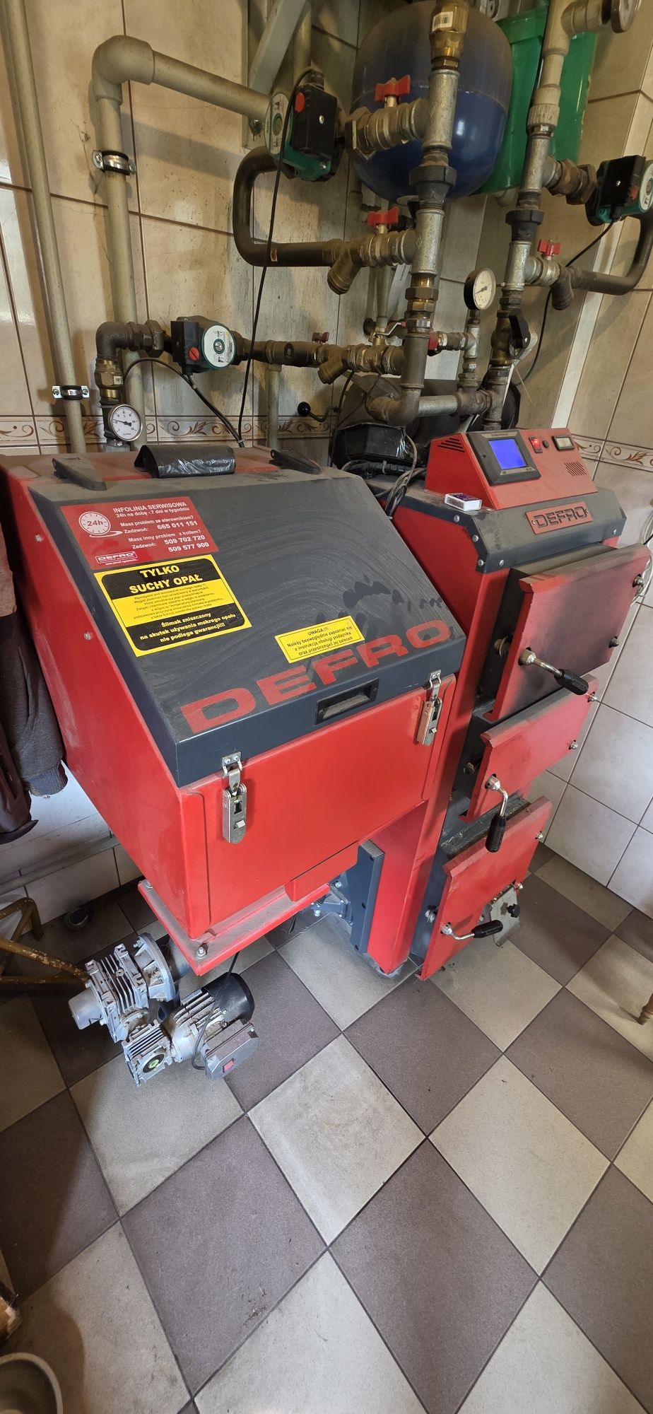 Piec Defro Duo 15 kw komplet części