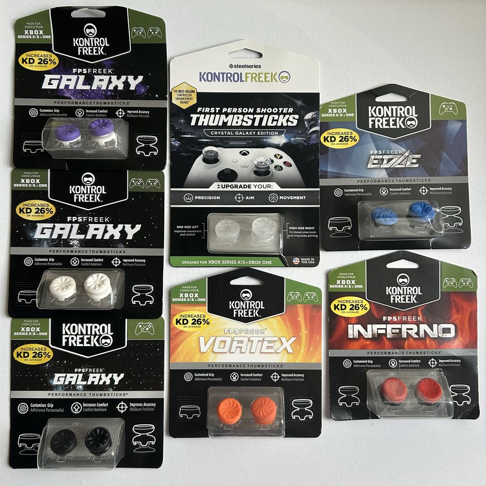 Kontrolfreek стіки/насадки до Xbox, Playstation
