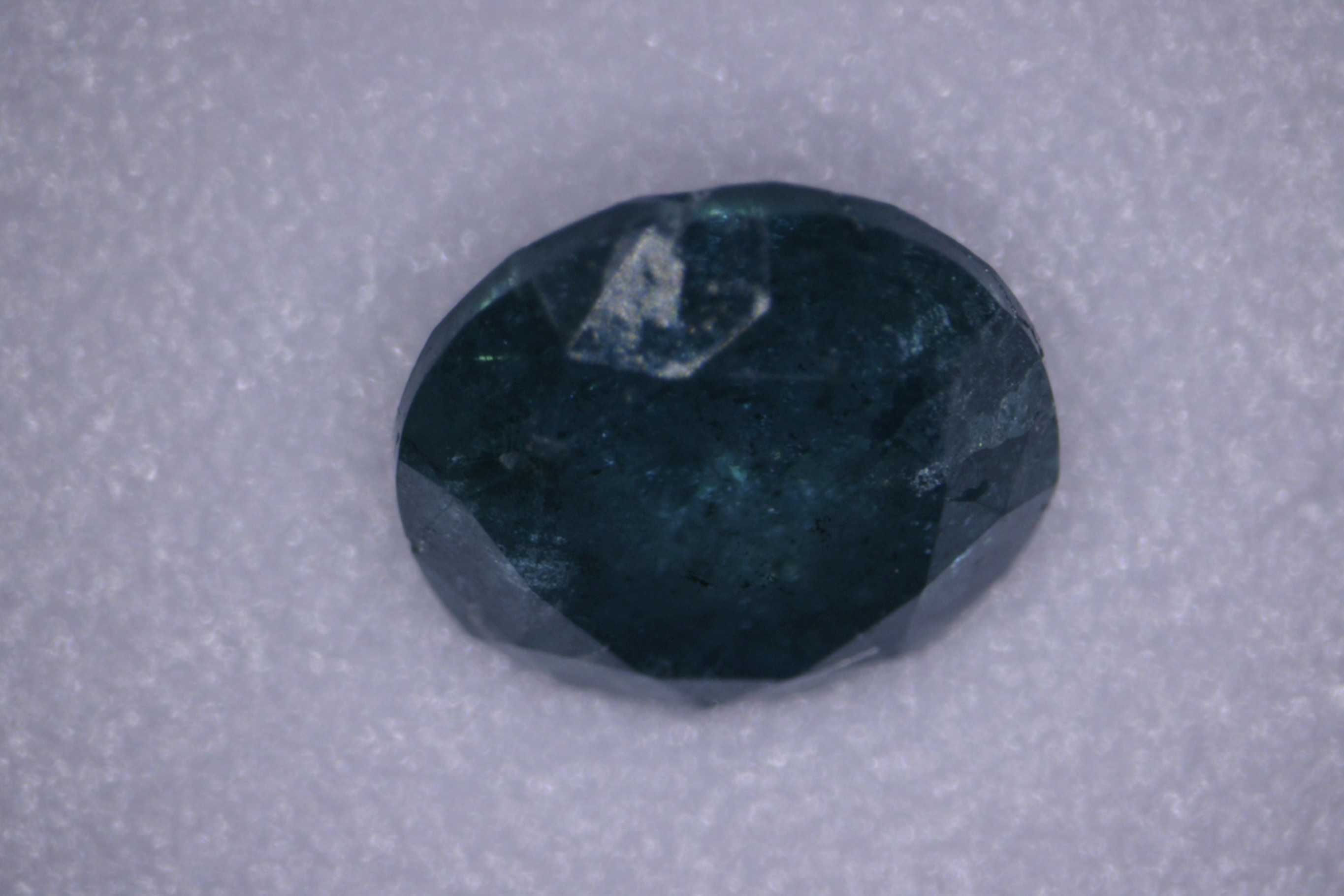 Diament 0.29ct Niebieski Brylant I3