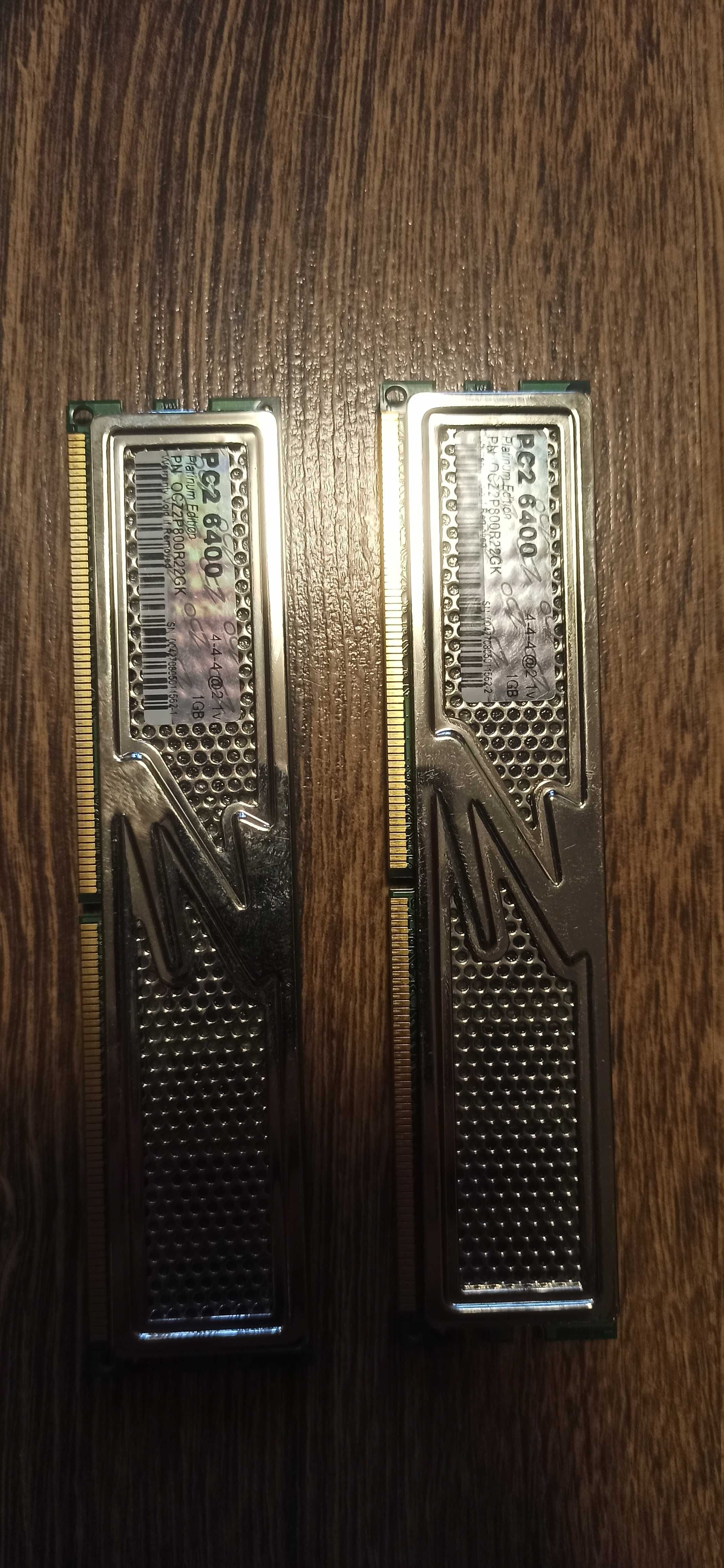 DDR2 2GB (2x1Gb) 800 MHz (PC2-6400) CL4 OCZ