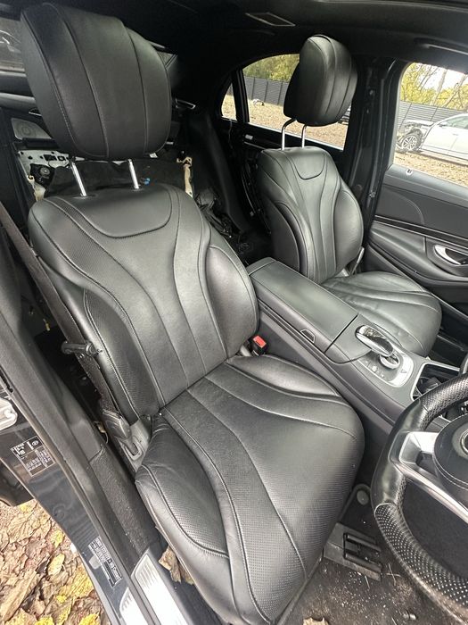 Сиденья кожа сидіння шкіра W222 S Class шкура сідушки передні салон