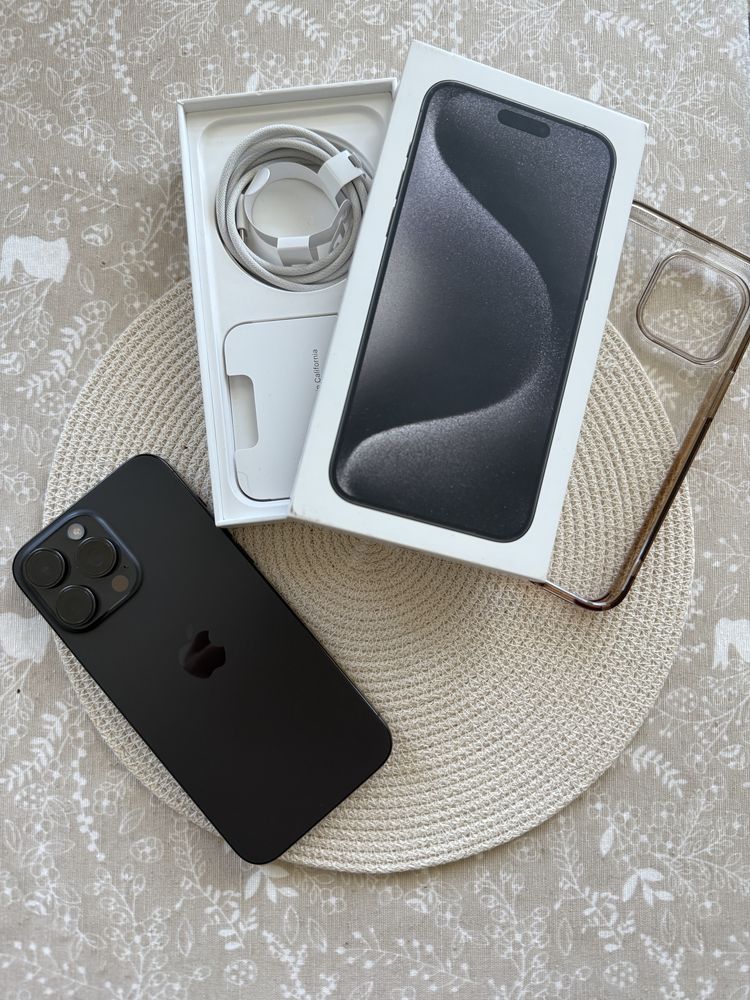 iPhone 15 Pro Max 256 GB Tytan Czarny GWARANCJA