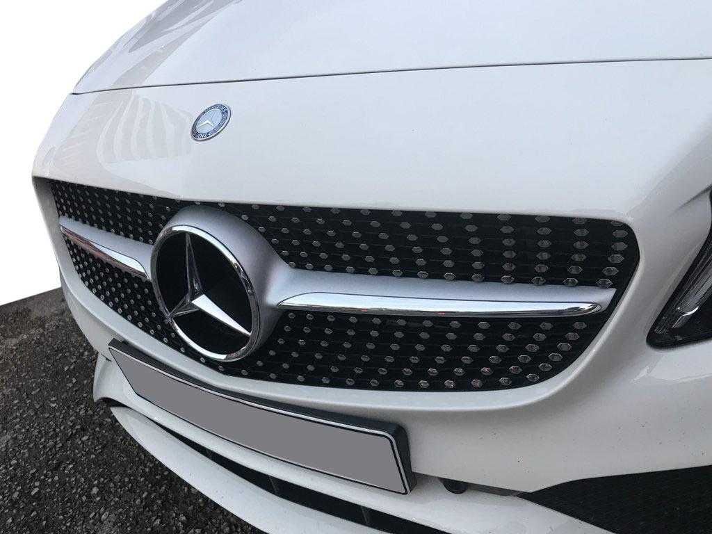 Передня решітка Mercedes W205 2014-2019 Diamond Silver решетка мерседе