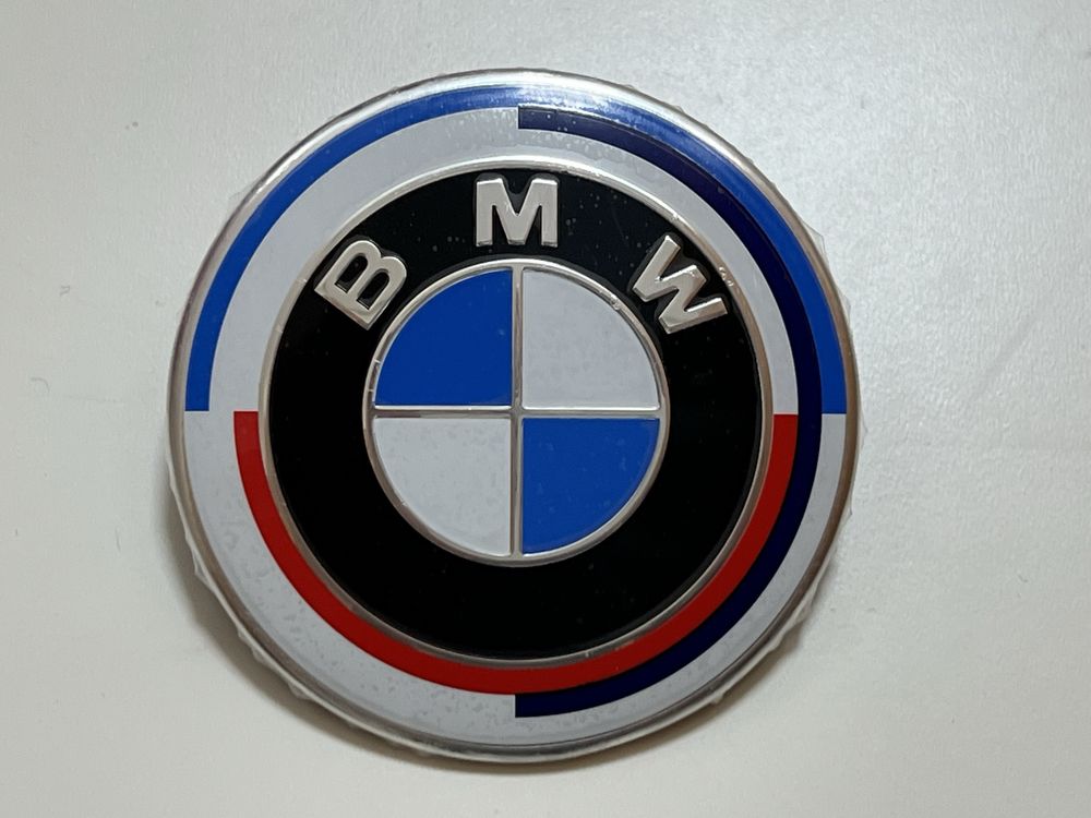 Simbolo Bmw capot 82 mm edição 50º Aniversário Bmw