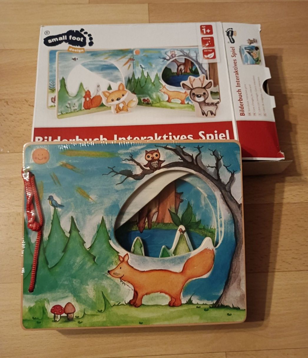 Książeczka dla dzieci i niemowląt Small foot design Montessori