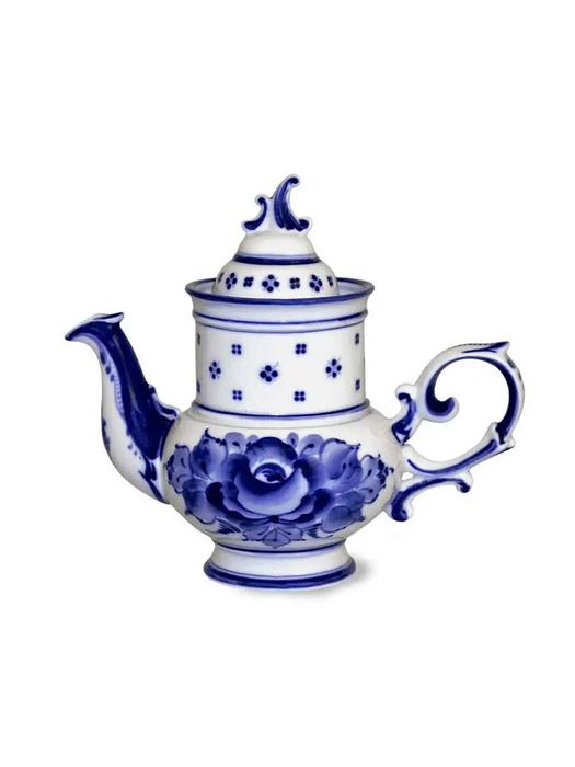 Сервіз посуд Гжель розпис ручної роботи