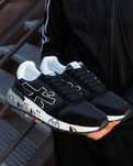 Premiata Mick Black White ND кроссовки оригинал премиата