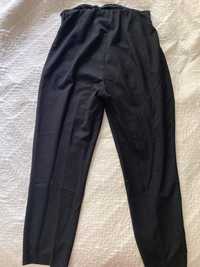 Spodnie cygaretki H&M mama M 38 czarne eleganckie spodnie ciążowe