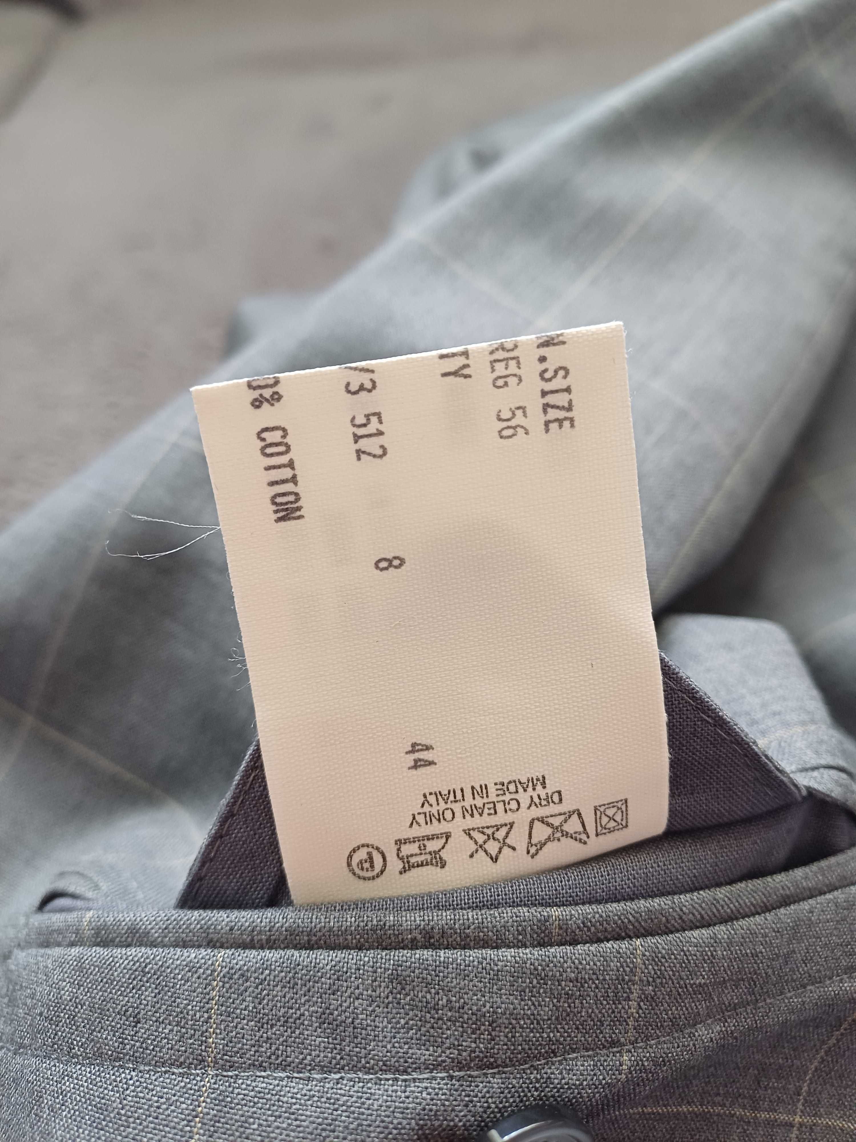 Boggi wełniana marynarka w kratę rozmiar XL