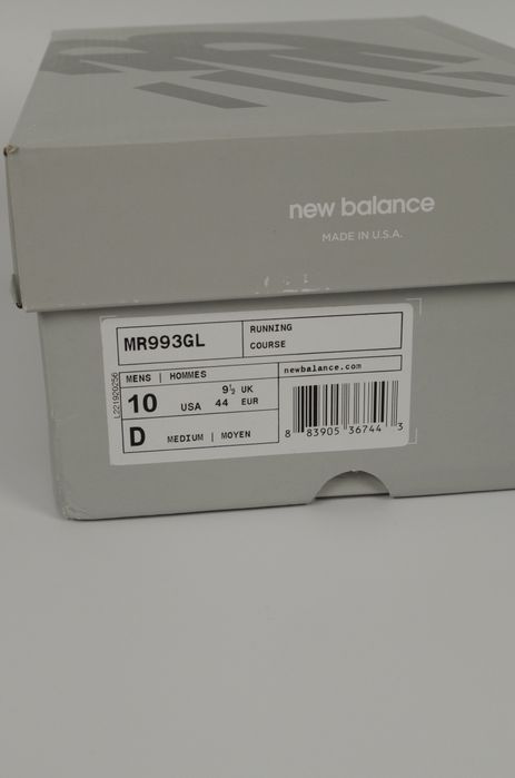 ОРИГІНАЛ New Balance 993 " Grey" MR993GL made in USA нові 42-45 nb