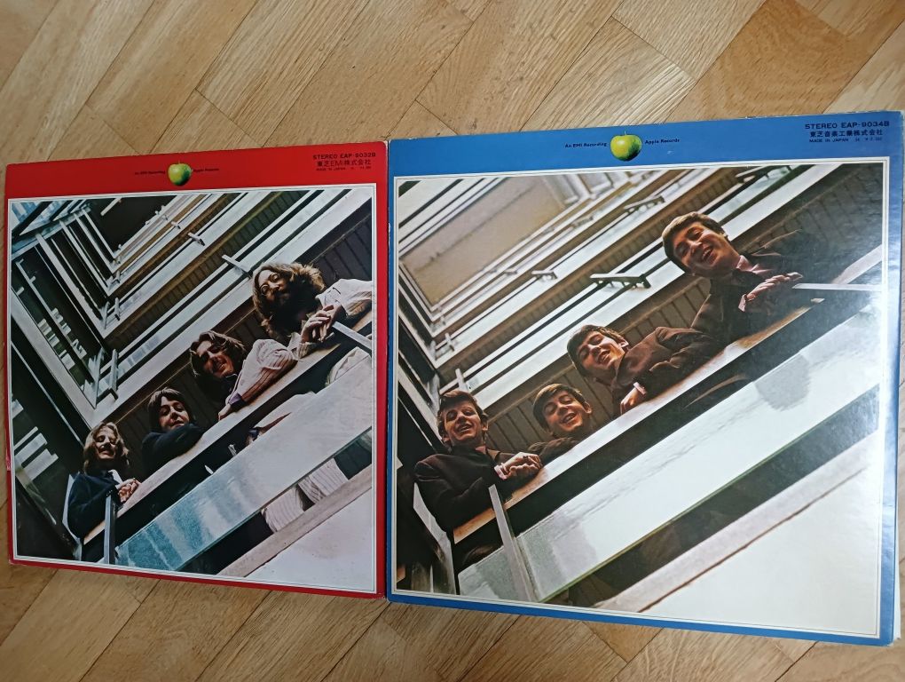 Płyta winylowa Beatles x2 JAPAN OBI Plakat 2LP best greatest Hits 1st
