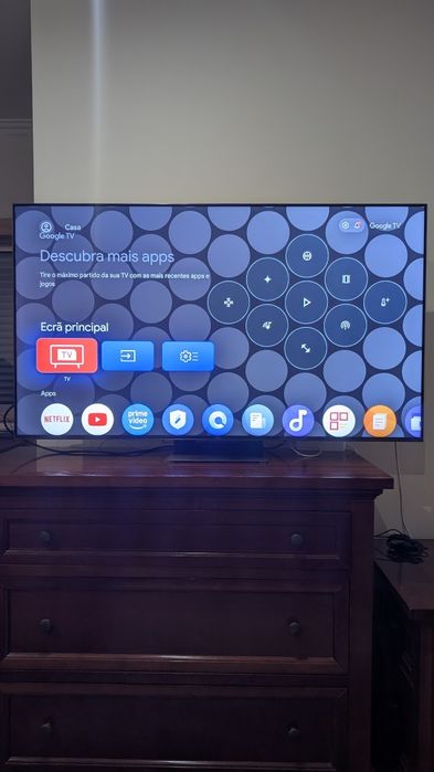 Smart tv 4K TCL c845 mini-led qled 55 polegadas