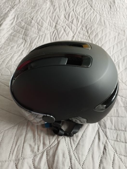 Nowy kask rowerowy ABUS Hud-Y ACE r. S 51-55cm miejski z wizjerem