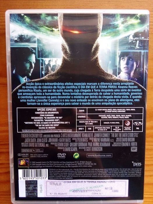 O Dia em que a Terra Parou (Klaatu) - Scott Derrickson, Keanu Reeves