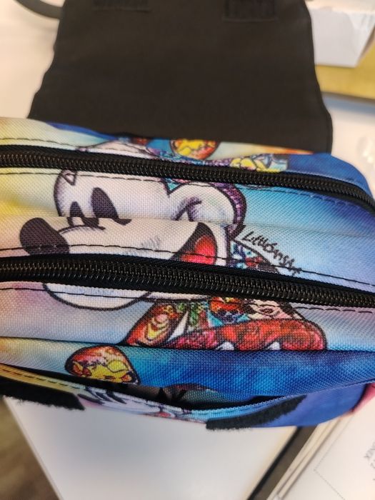 klasyczny piórnik podwójny saszetka myszka Mickey