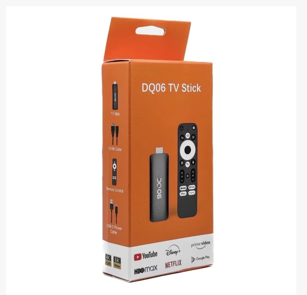 Смарт приставка DQ06 Mini TV Stick 4/32Гб (Android12)