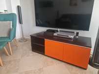 movel tv wengue e lacado