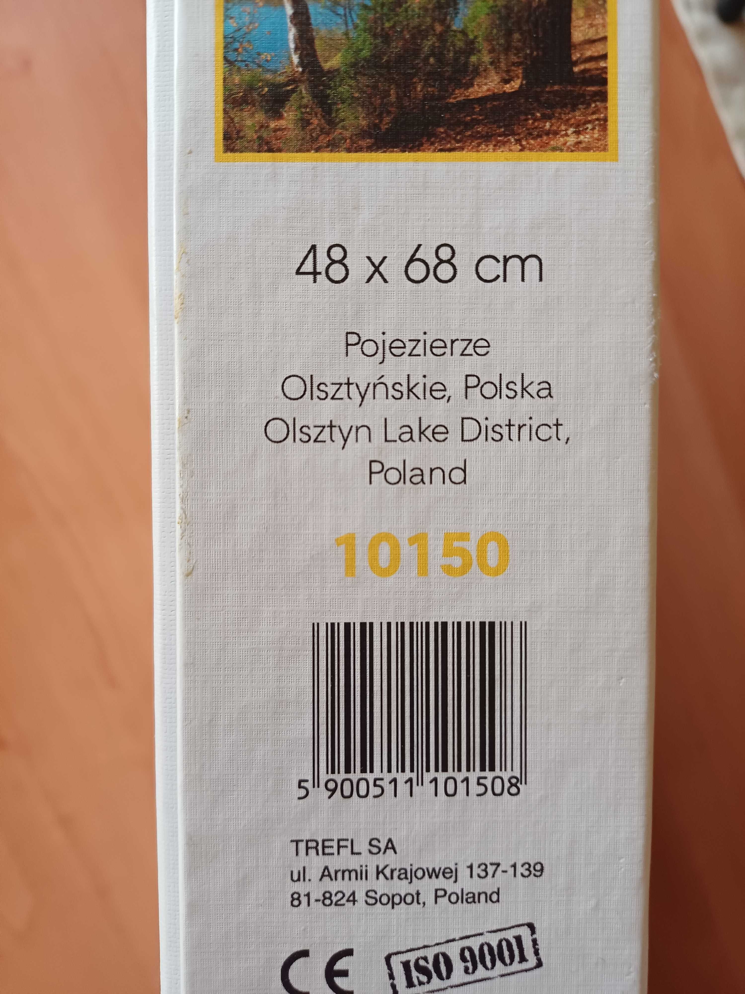 Puzzle trefl Pojezierze Olsztyńskie 1000 UNIKAT charytatywnie