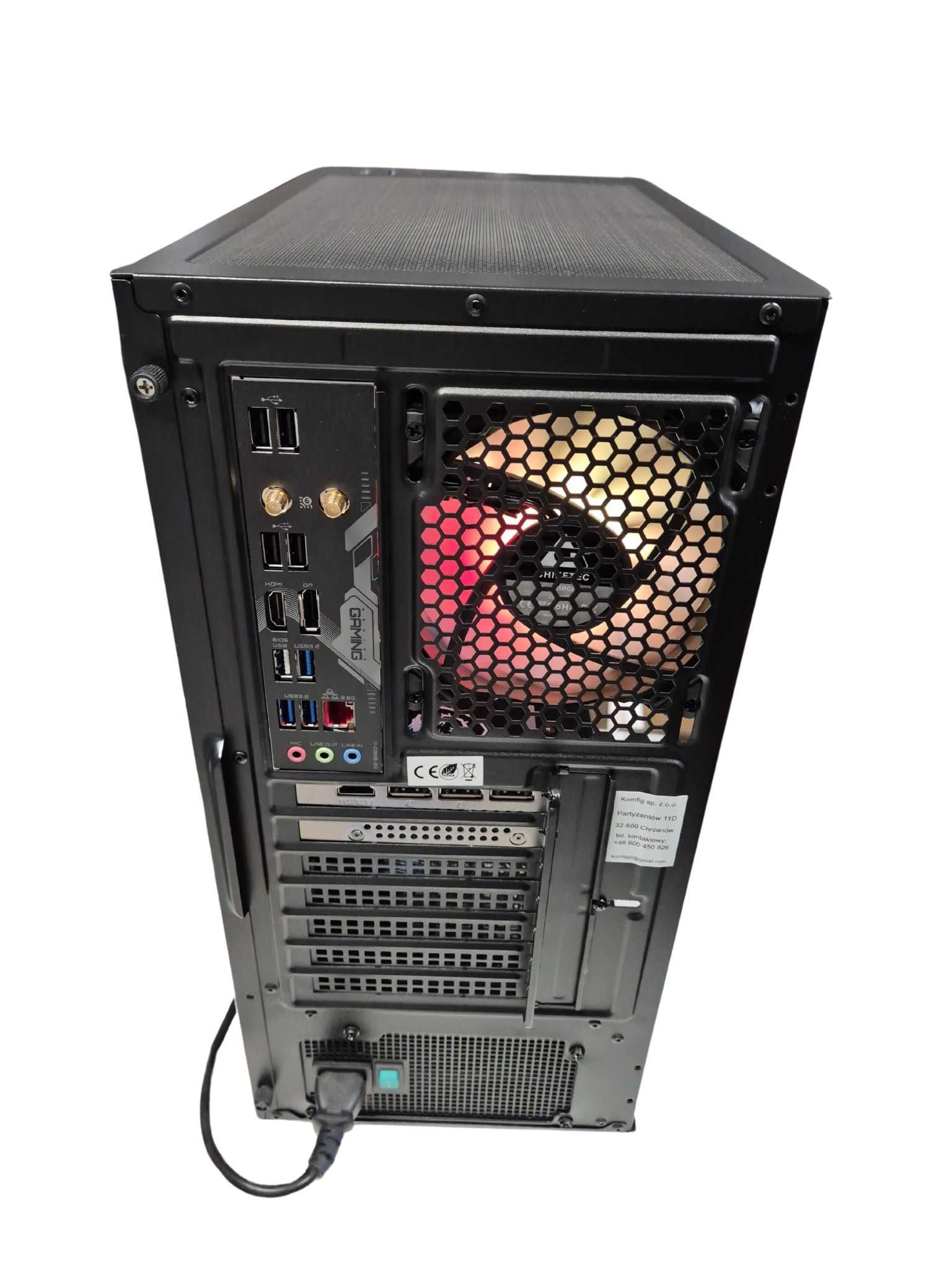 Komputer Gamingowy I5 14400 RTX 5060Ti 32GB DDR5 2TB M2