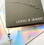 Leitão & Irmão | Fio de Prata 925 & Pendente de Zirconias + Olho Turco