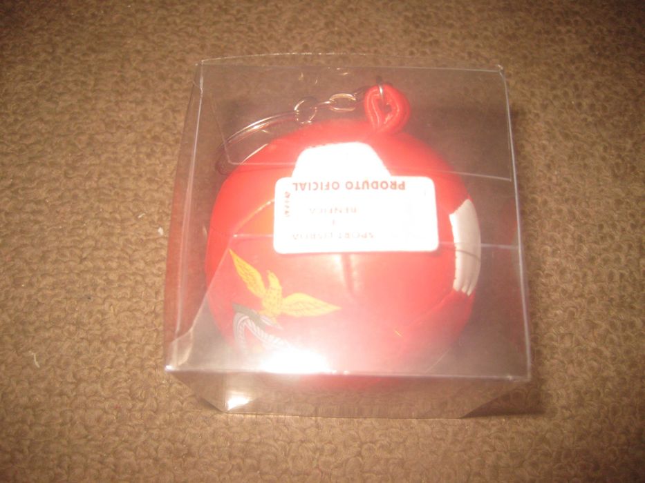 Porta-Chaves (Bola de Futebol) do Benfica/Produto Oficial/Selado!