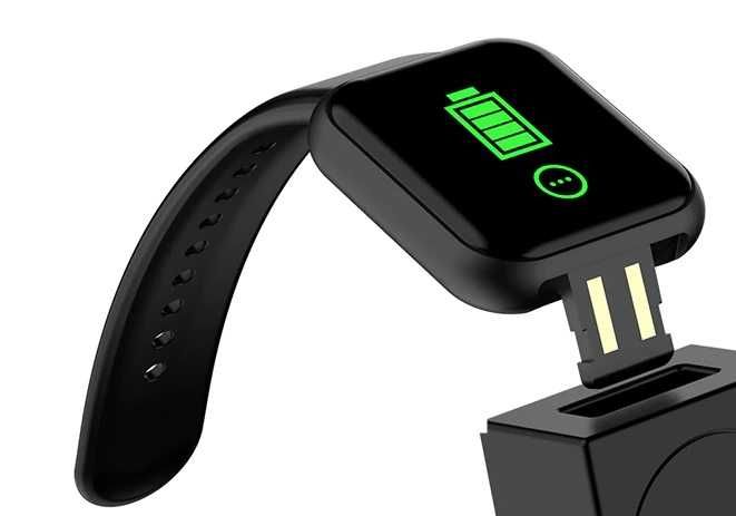 Smartwatch ZEGAREK Sportowy Bluetooth wielofunkcyjny unisex czarny