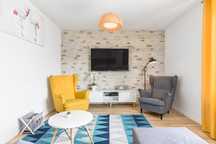 Bm Apartamenty  Noclegi Apartament 142 69m2 centum Szczecina do 8 osób
