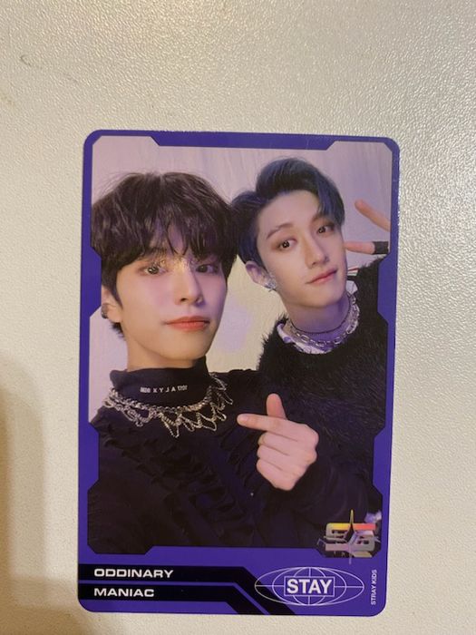 Stray Kids Seungmin & Bangchan card