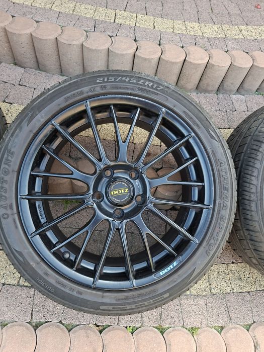 Felgi DOTZ 17" 5x112 Opony letnie 215/45/17 Audi/Skoda/Seat/Vw