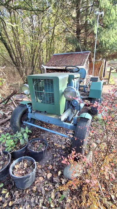 Ciągnik rolniczy marki SAM silnik ESA podnośnik sprawny z osprzętem