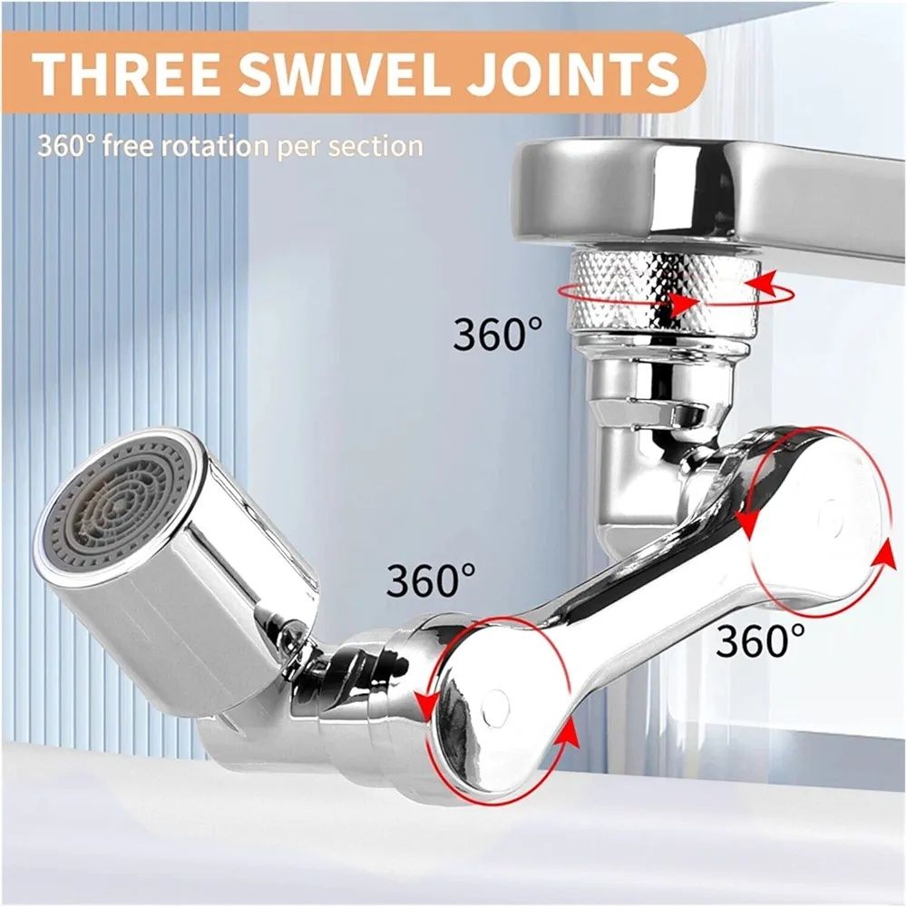 Przedłużka kranu uniwersalna obrotowa głowica 1/2" B349