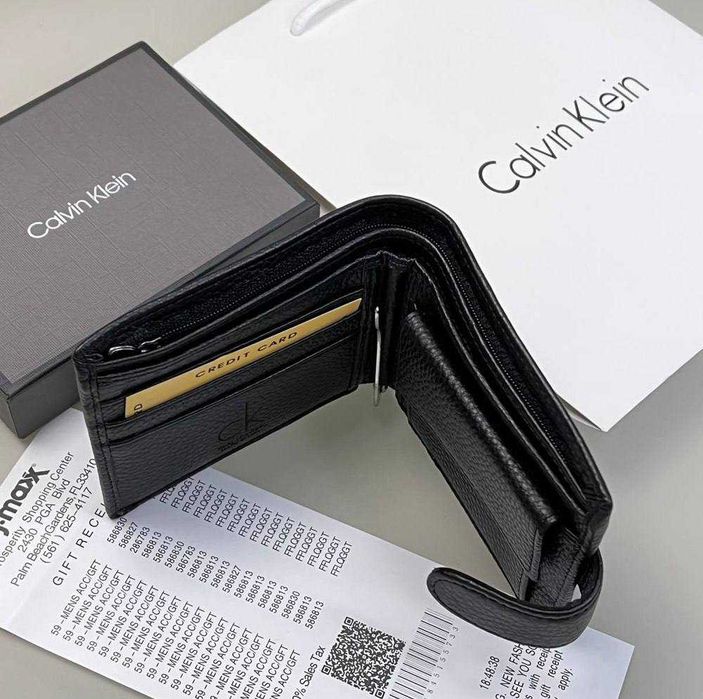 Кошелек с натуральной кожи CALVIN KLEIN