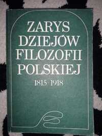 Zarys dziejów filozofii Polskiej 1815