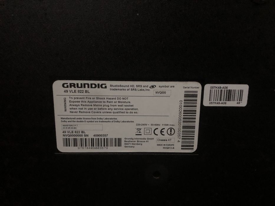 3D Телевізор 49 SMART TV Grundig
