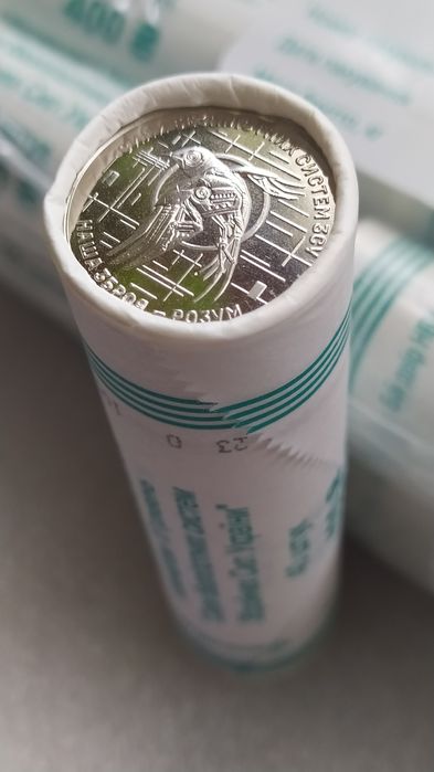 Монети НБУ в ролах  13 випусків 2022-25р. ,,Серія  ЗСУ"