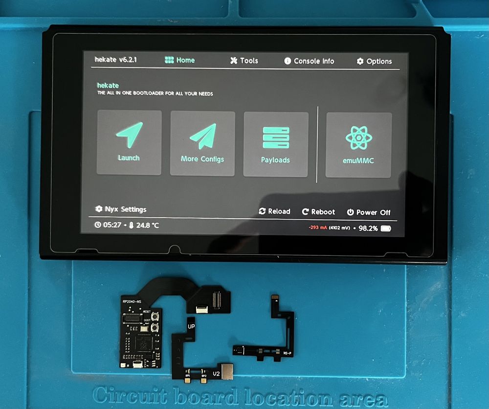 Chip PICOFLY TFP PRO Nintendo Switch V2 /PRZERÓBKA/Atmosphere/Hekate