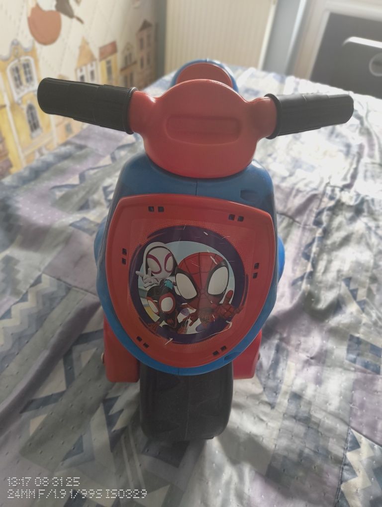 Motor biegowy jeździk 3+ Spiderman Injusa stan bdb