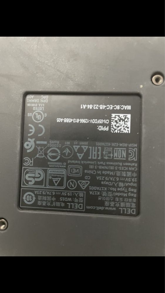 Stacja dokujaca Dell K17a